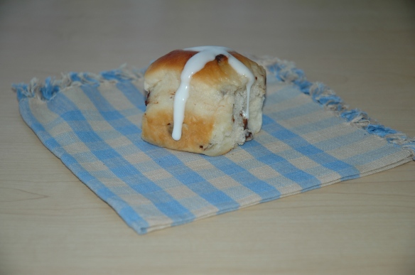 Buttermilk Chocolate Chip Hot Cross Buns #chocolateparty by Bakewell Junction